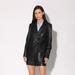 Walter Baker Misha Blazer, Black - Leather - Black