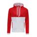 Awdis Mens Retro Zoodie / Hooded Sweatshirt / Hoodie - Red - S