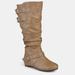 Journee Collection Journee Collection Women's Wide Calf Tiffany Boot - Brown - 9.5