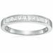 Vir Jewels 1/2 Cttw Diamond Wedding Band For Women, Princess Cut Diamond Wedding Band In 14K White Gold Channel Set - White - 9.5