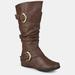 Journee Collection Journee Collection Women's Wide Calf Paris Boot - Brown - 9.5