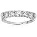 Vir Jewels 1/2 Cttw 5 Stone Diamond Ring Engagement Bridal In 14K White Gold Round Prong - White - 5.5