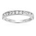 Vir Jewels 1/2 Cttw Diamond Wedding Band For Women, Classic Diamond Wedding Band In 14K White Gold Channel Set - White - 8.5