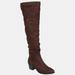 Journee Collection Journee Collection Women's Tru Comfort Foam Zivia Boot - Brown - 6.5