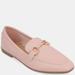 Journee Collection Women's Tru Comfort Foam Wide Width Mizza Flats - Pink - 10