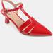 Journee Collection Women's Jazlynn Wide Width Pump - Red - 12