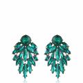 Ettika Cry Me A River 18k Gold Plated Earrings - Green - OS