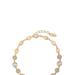 Ettika Pearl Globe Trotter 18k Gold Plated Anklet - Gold - ONE SIZE