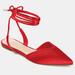 Journee Collection Journee Collection Women's Tru Comfort Foam Theia Flat - Red - 8.5