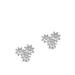 Sterling Forever Multi Flower Studs - Grey