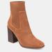 Journee Collection Journee Collection Women's Tru Comfort Foam Adalia Bootie - Brown - 11