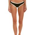 L*Space Domino Hart Trim Bikini Bottom - Black