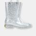 Western Chief Kids Glitter Rain Boots - White - 12 YOUTH