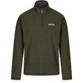 Regatta Mens Thompson Half Zip Fleece Top - Dark Khaki - Brown - XXL