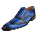LIBERTYZENO Aaron Leather Oxford Style Dress Shoes - Blue - 12