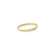 Ayou Jewelry Three Stone Ring - Gold - 7