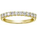 Vir Jewels 3/4 cttw Round Diamond Wedding Band For Women In 14K Yellow Gold, 10 Stones Prong Set, Size 4.5-10 - Gold - 6