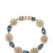 Marchesa Crystal Flex Charm Bracelet - Gold - OS