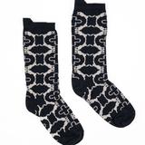 FORZA CAVALLO Black Horse And Shoe Men's Socks - Black