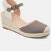 Journee Collection Journee Collection Women's Tru Comfort Foam Wide Width Ashlyn Wedge - Grey - 9