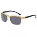 Breed Sunglasses Breed Bode Aluminium Polarized Sunglasses - Black