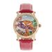 Bertha Watches Bertha Chelsea MOP Leather-Band Ladies Watch - Rose Gold/Pink