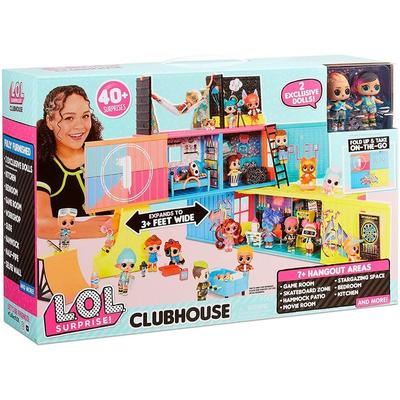 MGA Entertainment L.O.L. Surprise! Clubhouse Playset With 40+ Surprises And 2 Exclusives Dolls