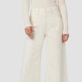 Hudson Jeans James High-Rise Wide Leg Petite Jean With Forward Seam - White