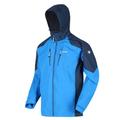 Regatta Regatta Mens Calderdale IV Waterproof Softshell Hooded Walking Jacket (Nautical Blue/Dark Denim) - Blue - L