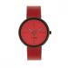 Simplify Simplify The 4400 Leather-Band Watch - Red