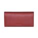 Roots Ladies Large Cluth With Removable Checkbook - Red