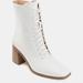 Journee Collection Journee Collection Women's Tru Comfort Foam Covva Bootie - White - 8.5