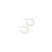 Ayou Jewelry Santiago Hoops - Small - Gold