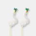 Sunnydaze Decor Metal Crane 48" Set of 2 Indoor Outdoor Metal Garden Decor Statues - White