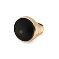 SOKO Wazi Horn Statement Ring - Black - 10