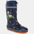 Regatta Childrens/Kids Splash Peppa Pig Galoshes - Navy/Orange/Green - Blue - (9 TODDLER)