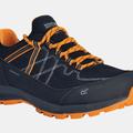 Regatta Mens Samaris Lite Walking Shoes - Black/Flame Orange - Black - UK 10 / US 11