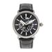 Heritor Watches Heritor Automatic Mattias Leather-Band Watch w/Date - Black