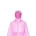 Regatta Childrens/Kids Hallow Transparent Hooded Waterproof Jacket - Pastel Pink - Pink - 11