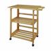 Casual Home Trek Folding Kitchen Cart - Yellow