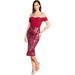 Dress The Population Nola Skirt - Red - S