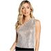 Dress The Population Romina Top - Grey - XXL