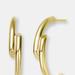 Rachel Glauber Rachel Glauber 14k Gold Plated Open Hoop - Gold - 1IN