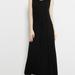 Anna-Kaci Staple Slip Gown Tied Front Dress With Pockets - Black - L