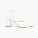 Alterre Customizable White V Mule + Marilyn Strap - White - 10