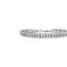 Haus of Brilliance .925 Sterling Silver 1/6 Cttw Round-Cut Diamond Chevron Wave 7.25" Link Bracelet - Grey - 7