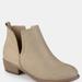 Journee Collection Women's Wide Width Rimi Bootie - Brown - 9