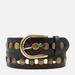 Amsterdam Heritage Jasmyn | Studded Western Belt - Black