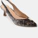 Journee Collection Women's Mikoa Pump Heel - Brown - 9.5