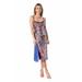 Dress The Population Rory Abstract Sequin Dress - Blue - XS